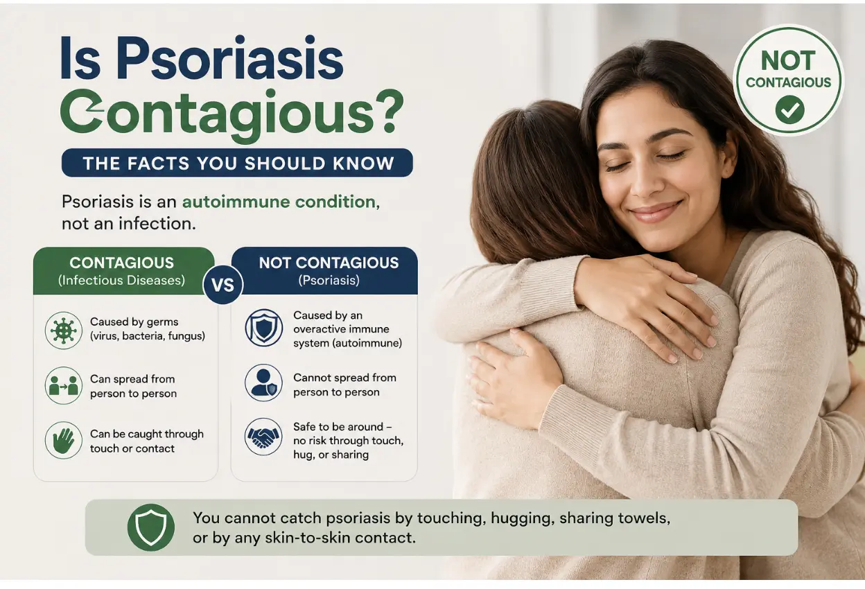 Is Psoriasis Contagious? Myths vs Facts